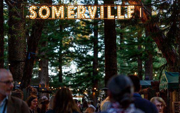 Sommerville auditorium sign