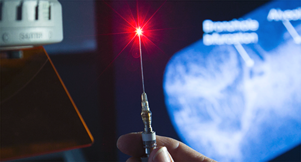 Microscope in a needle