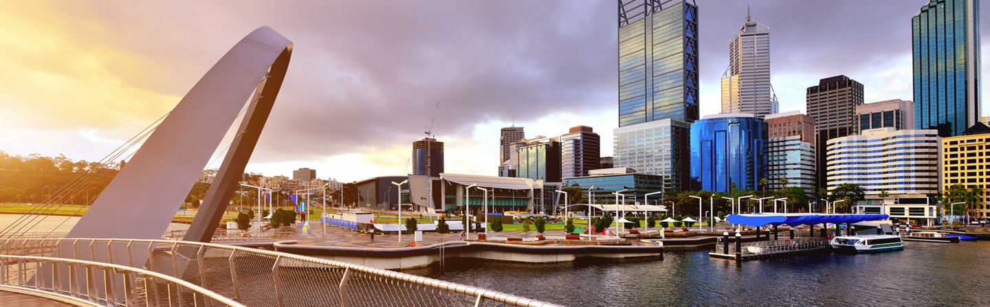 Perth viewed from Elizabeth Quay